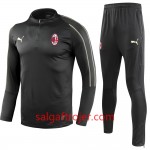 AC Milan Sweatshirt Dragt Sort 2018-2019 AC Milan Sweatshirt Dragt Sort 2018-2019